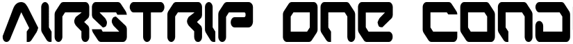 Airstrip One Condensed font