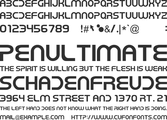 New World Vibes font preview