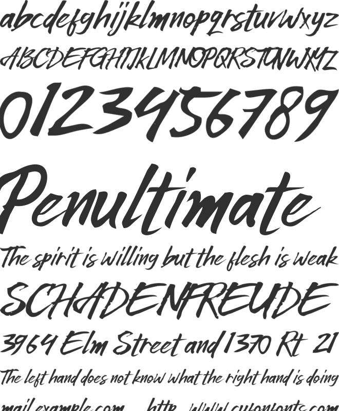 Wildwest font preview