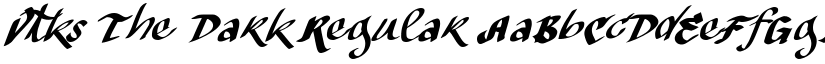 Vtks The Dark font download
