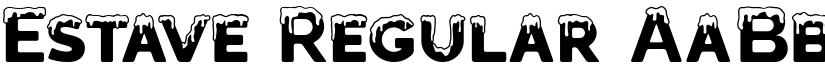 Estave Regular font