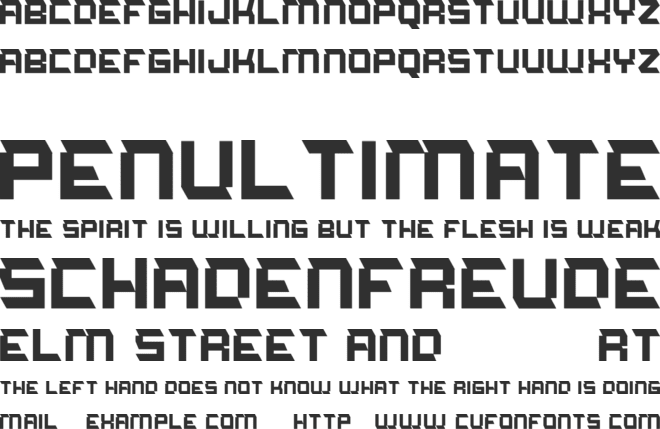 PePendejo font preview