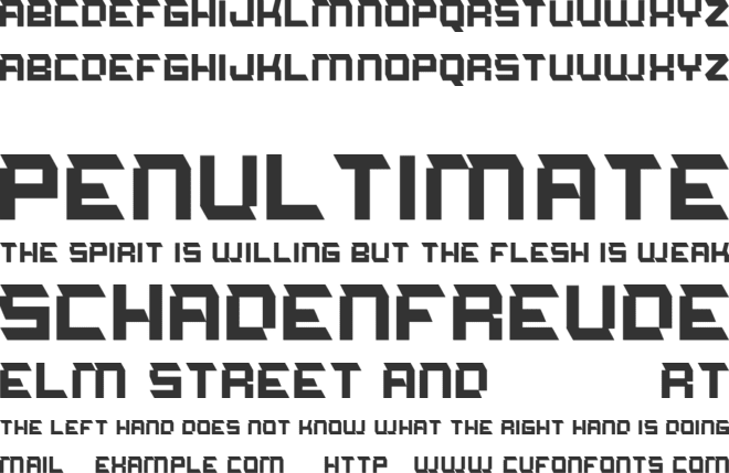 PePendejo font preview