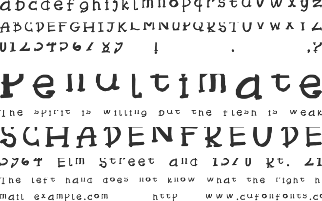 Tryhaaarrddd font preview