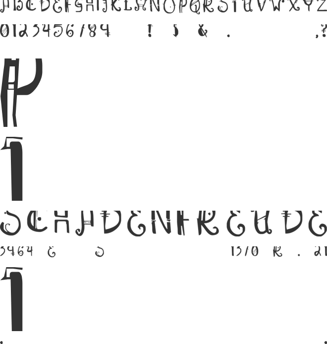 Traviata font preview