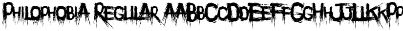 Philophobia Regular font
