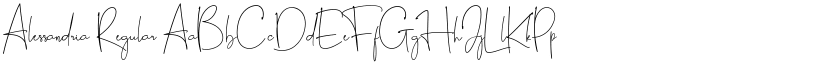 Alessandria Regular font