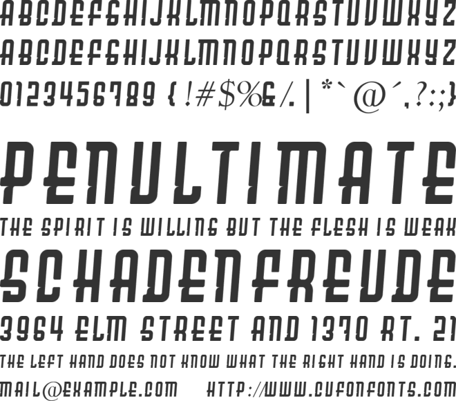 JOORAN font preview
