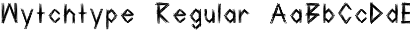 Wytchtype Regular font