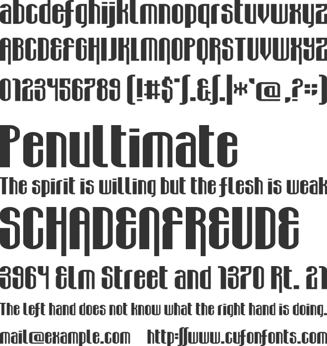 Wabbit Sans font preview