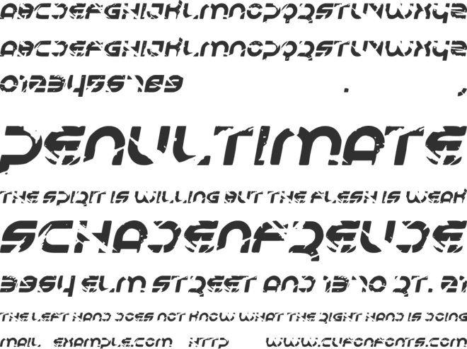 Respire font preview