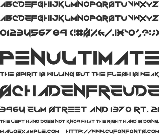 Vermin Vibes Roundhouse font preview