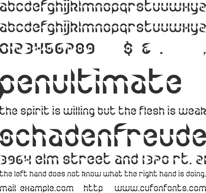 Zdyk Leo font preview