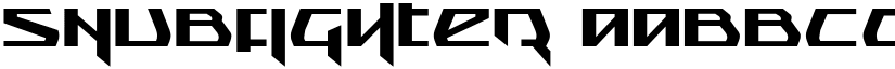 Snubfighter font download