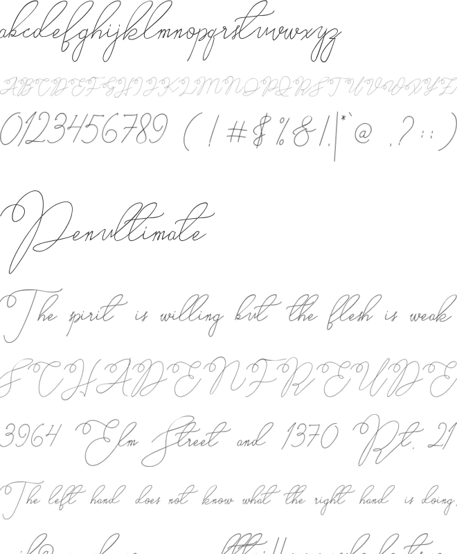 Older Historica font preview