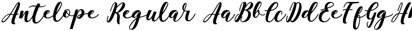 Antelope Regular font