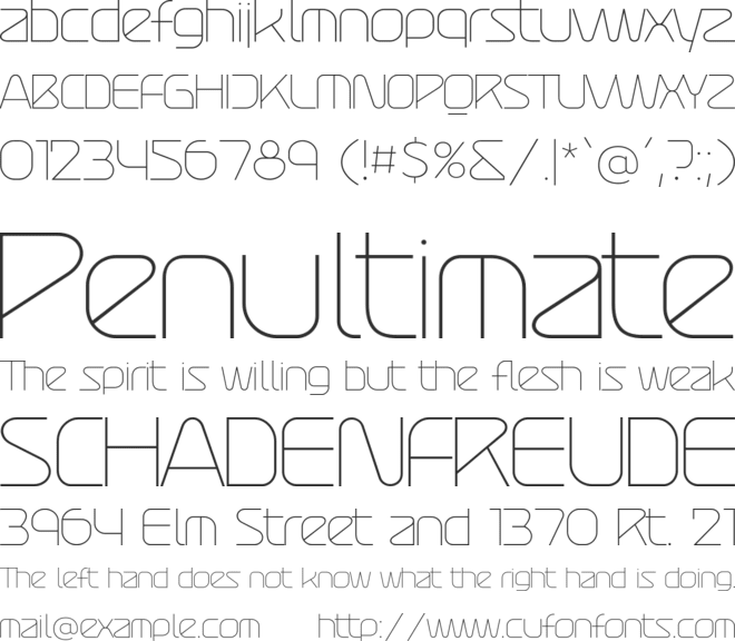 Atures 100 PERSONAL USE ONLY font preview