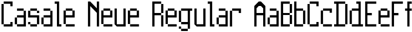 Casale Neue Regular font