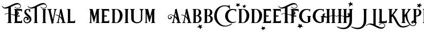 Festival Medium font