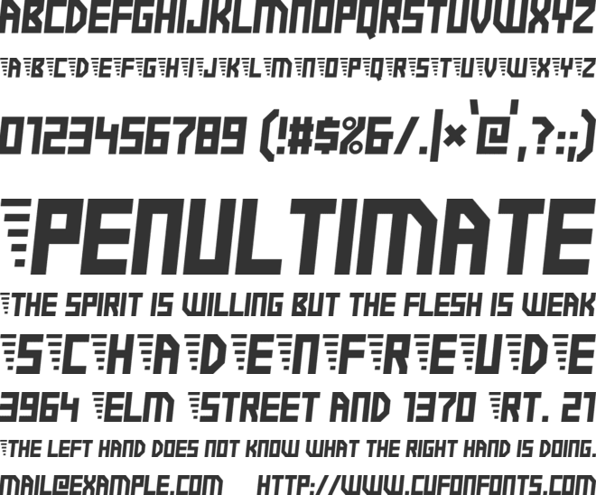 Electric Boots font preview