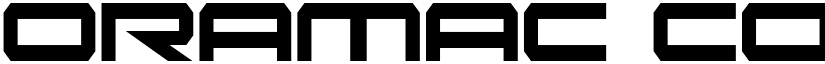 Oramac Condensed font