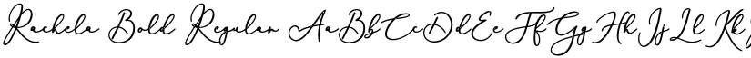 Rachela Bold Regular font