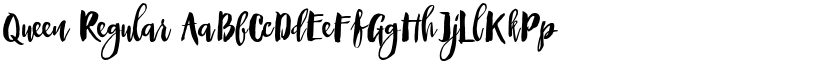 Queen Regular font