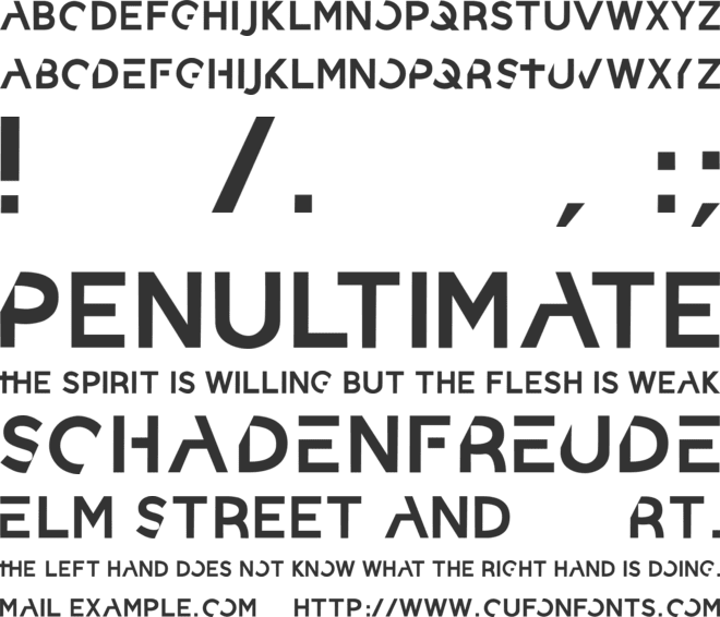 sanctum font preview