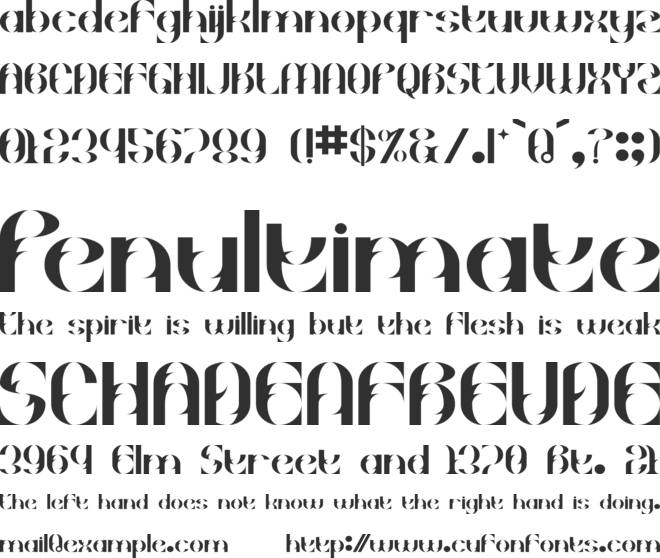 Goud Ornate font preview