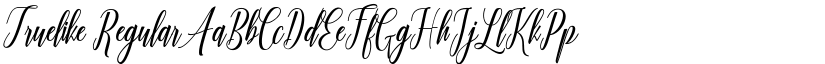 Truelike Regular font