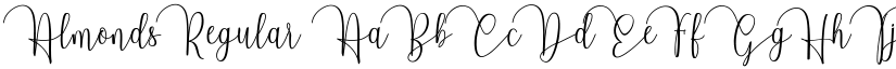 Almonds Regular font