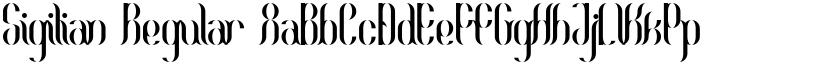 Sigilian Regular font