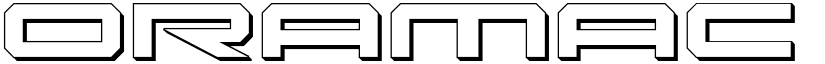 Oramac Shadow font