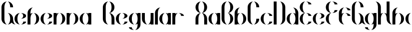 Gehenna Regular font