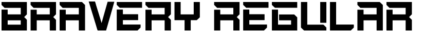 Bravery Regular font