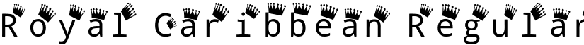 Royal Caribbean Regular font