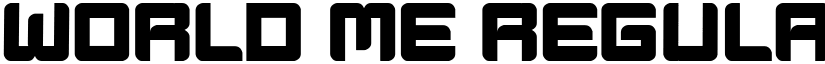 World Me Regular font