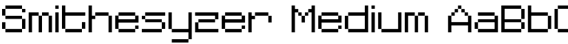 Smithesyzer Medium font