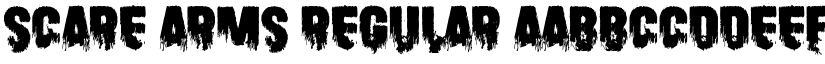 Scare Arms Regular font