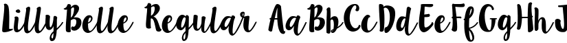 LillyBelle Regular font