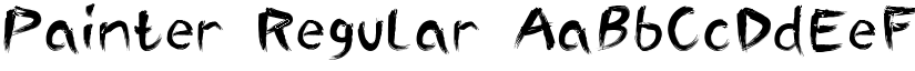 Painter Regular font