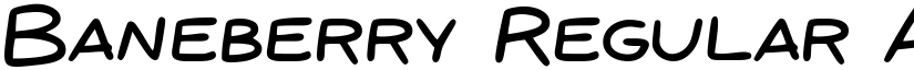 Baneberry Regular font