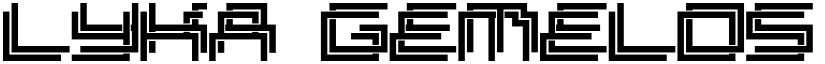 Lyka Gemelos Regular font