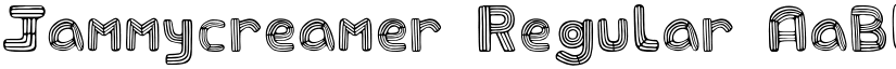 Jammycreamer Regular font
