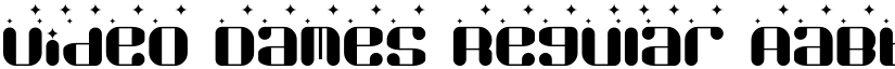 Video Dames Regular font