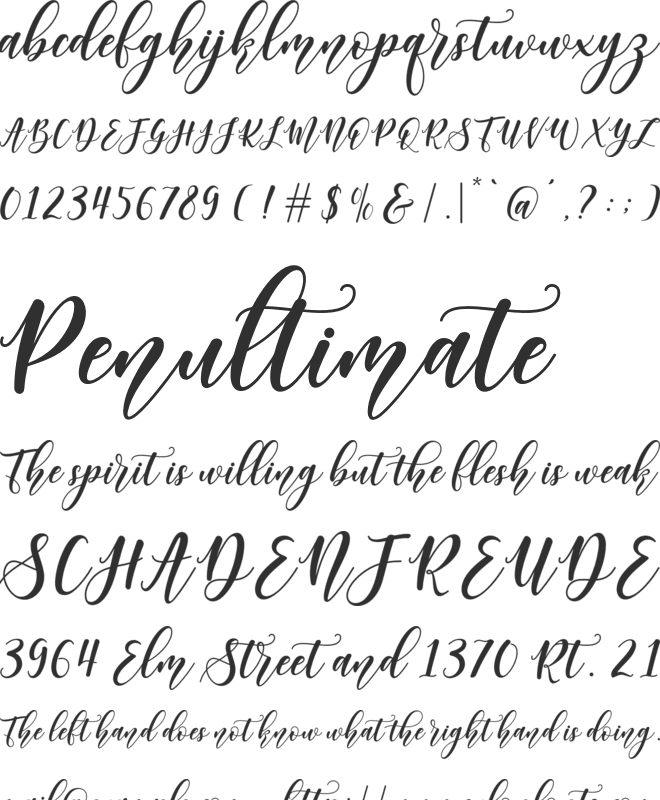Margetta Free Version font preview