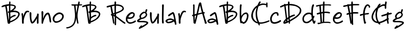 Bruno JB Regular font