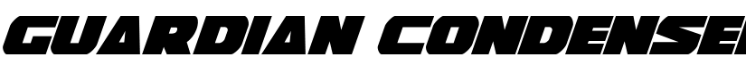 Guardian Condensed Italic font