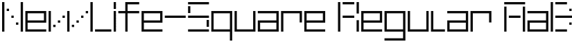 NewLife-Square Regular font