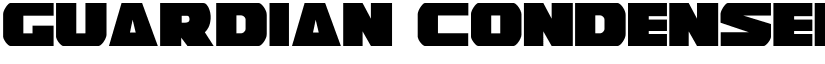 Guardian Condensed font